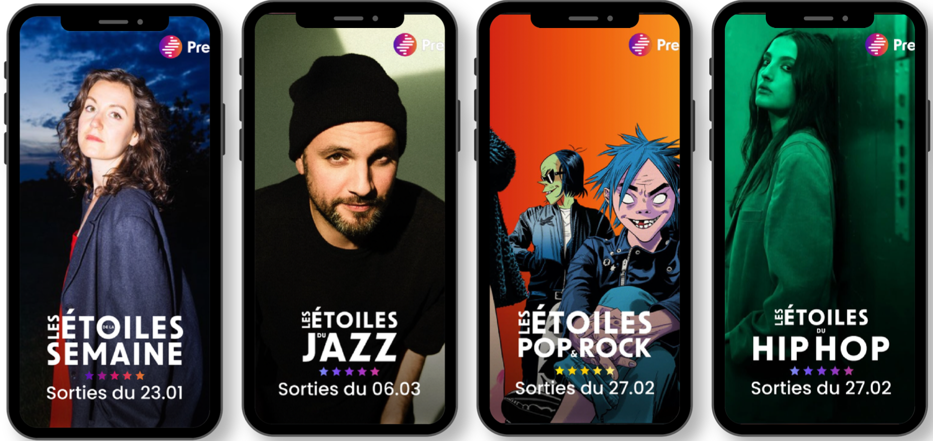 Les Étoiles de la semaine Previeew : Sémaine, Jazz, Pop & Rock, Hip-hop