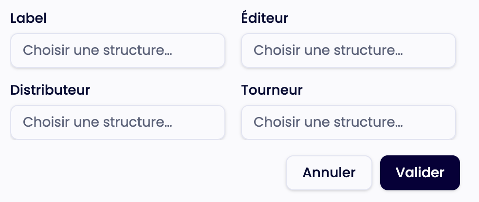 Réglage du lien d'écoute privé